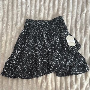 Black and White Women's Skirt